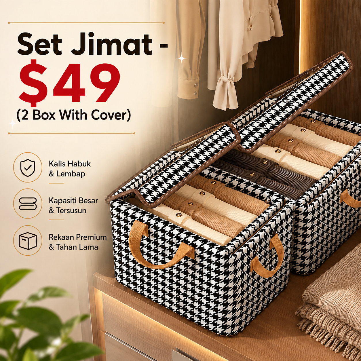 Set Jimat 2 Box With Cover Free 1